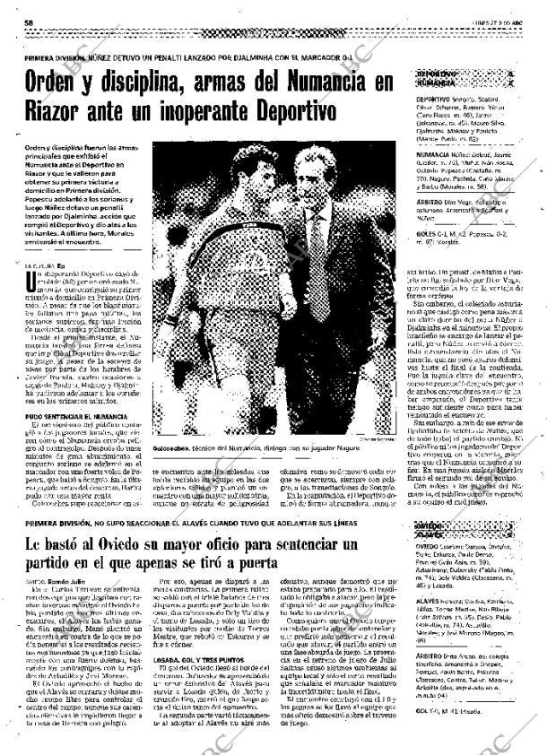 ABC MADRID 27-09-1999 página 58