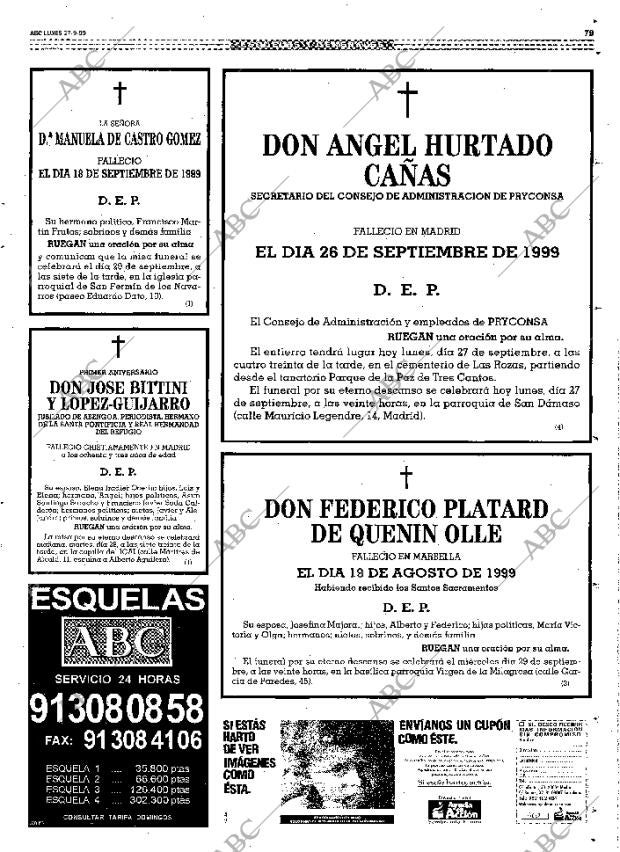 ABC MADRID 27-09-1999 página 79