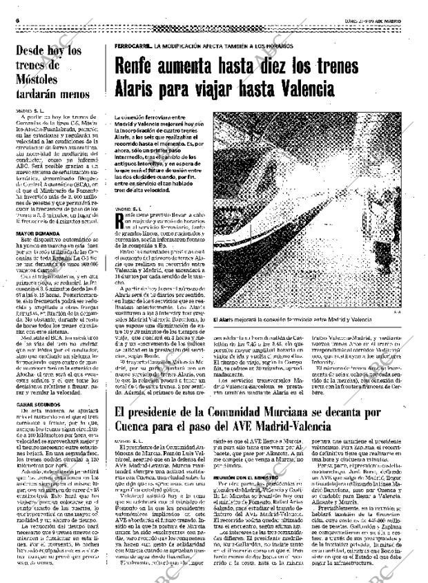 ABC MADRID 27-09-1999 página 98