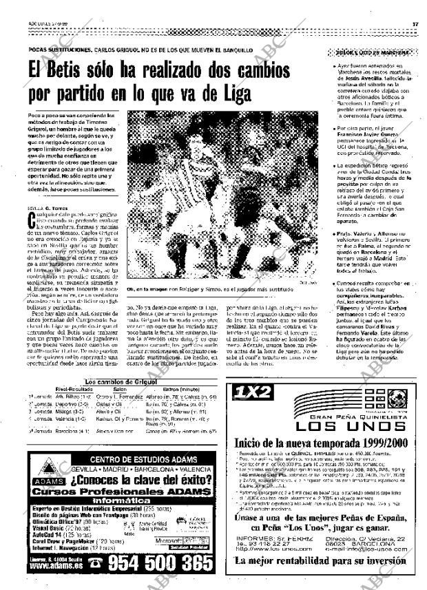 ABC SEVILLA 27-09-1999 página 109