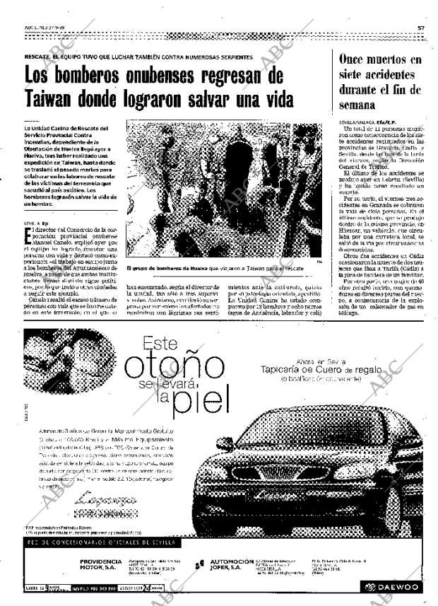 ABC SEVILLA 27-09-1999 página 57