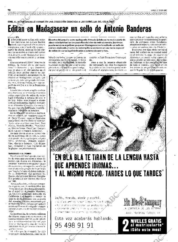 ABC SEVILLA 27-09-1999 página 70