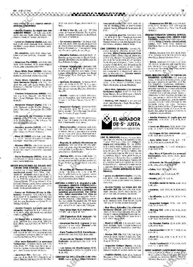 ABC SEVILLA 27-09-1999 página 73