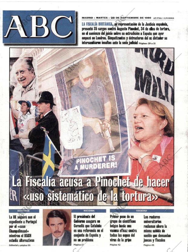 ABC MADRID 28-09-1999 página 1