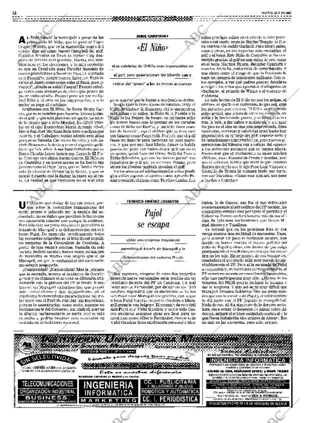ABC MADRID 28-09-1999 página 12