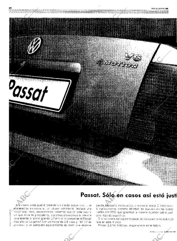 ABC MADRID 28-09-1999 página 22
