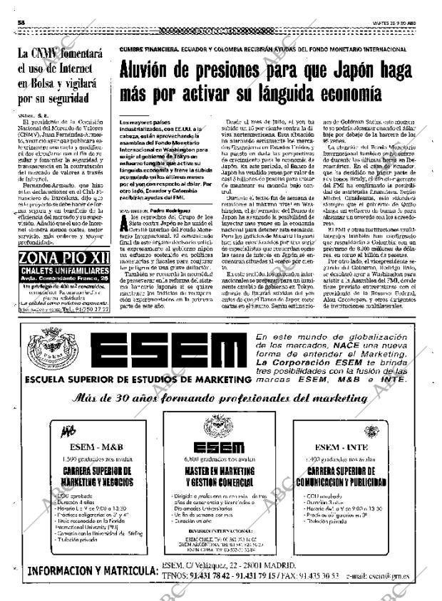 ABC MADRID 28-09-1999 página 58