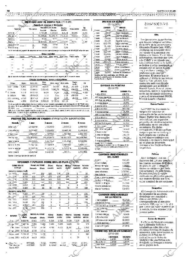 ABC MADRID 28-09-1999 página 70