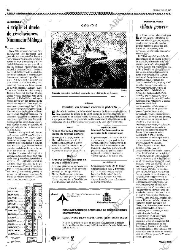 ABC MADRID 28-09-1999 página 74