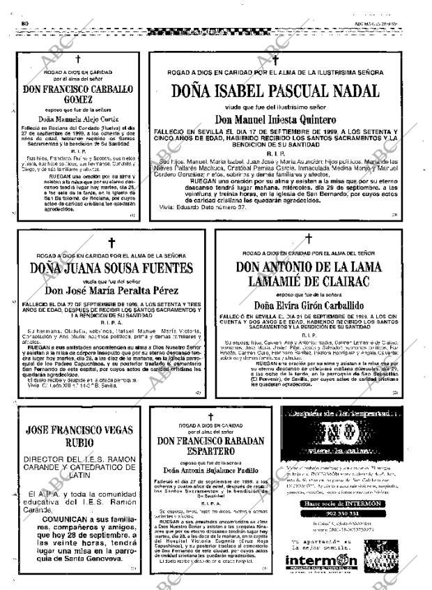 ABC SEVILLA 28-09-1999 página 80