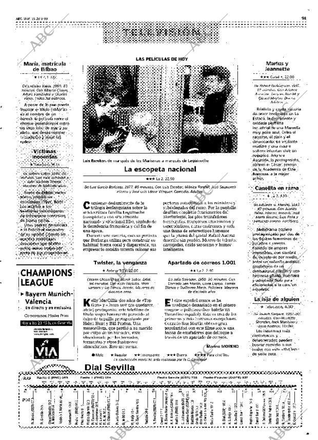 ABC SEVILLA 28-09-1999 página 91