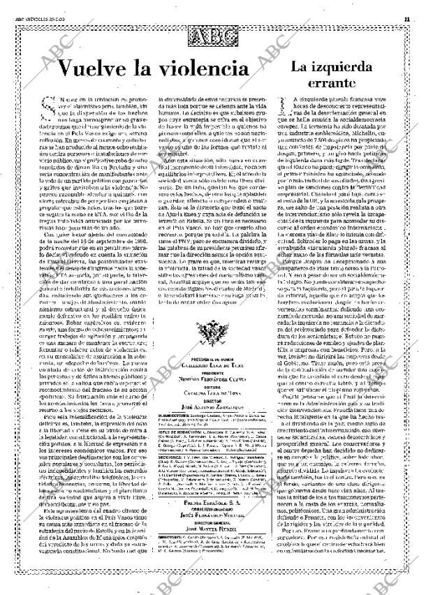 ABC MADRID 29-09-1999 página 11