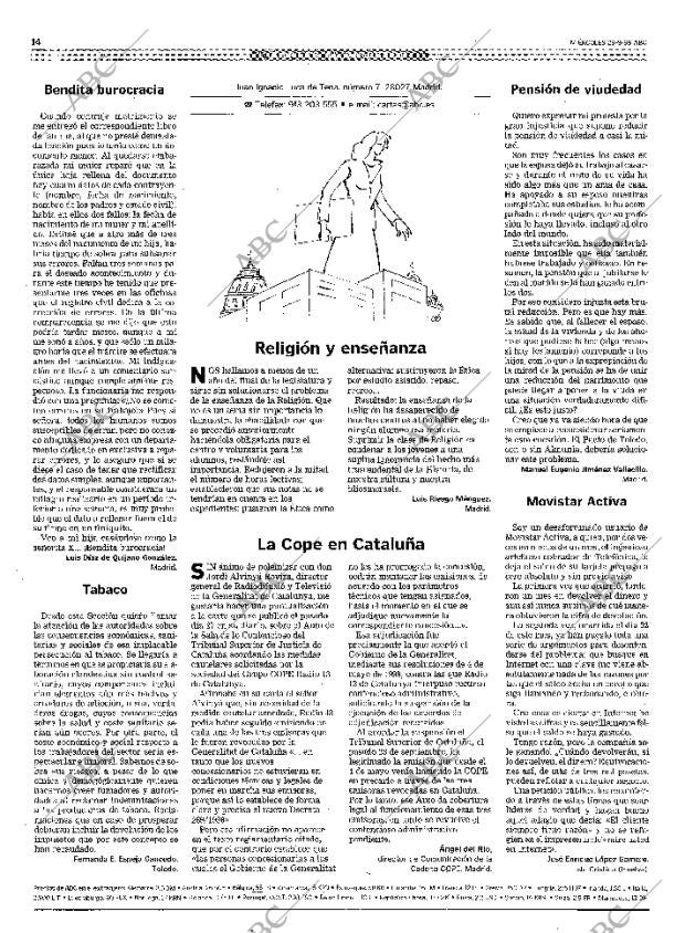 ABC MADRID 29-09-1999 página 14