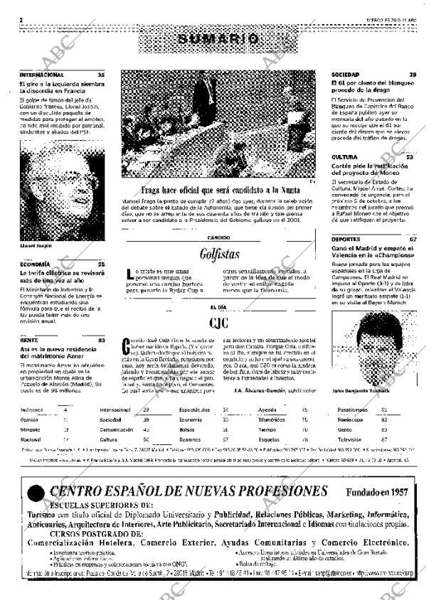 ABC MADRID 29-09-1999 página 2