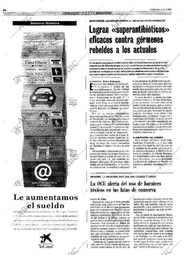 ABC MADRID 29-09-1999 página 44