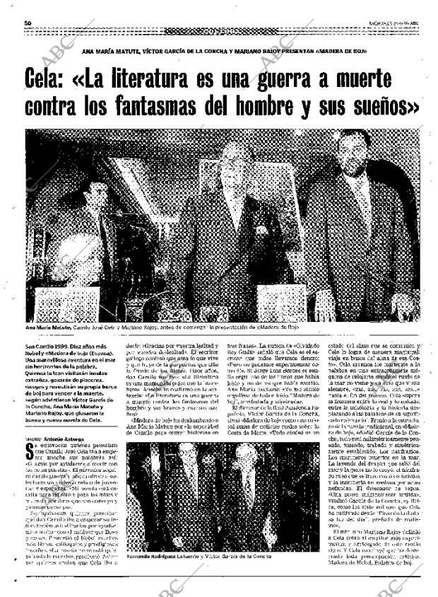 ABC MADRID 29-09-1999 página 50