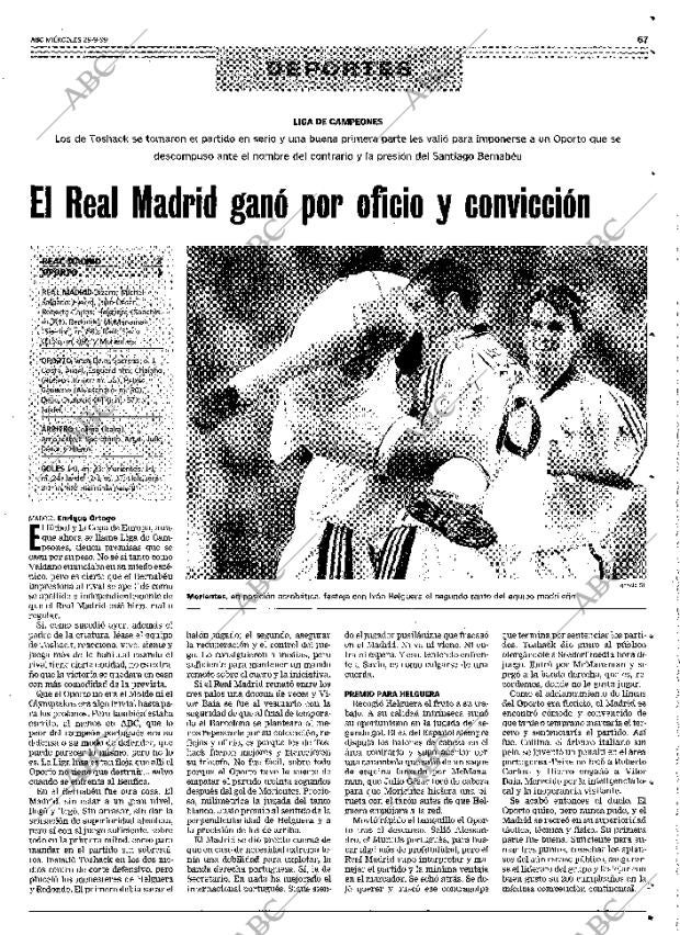 ABC MADRID 29-09-1999 página 67