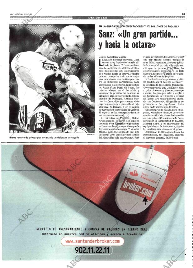 ABC MADRID 29-09-1999 página 69