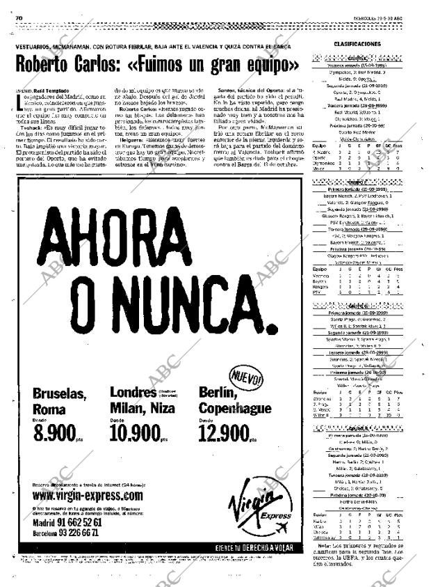 ABC MADRID 29-09-1999 página 70