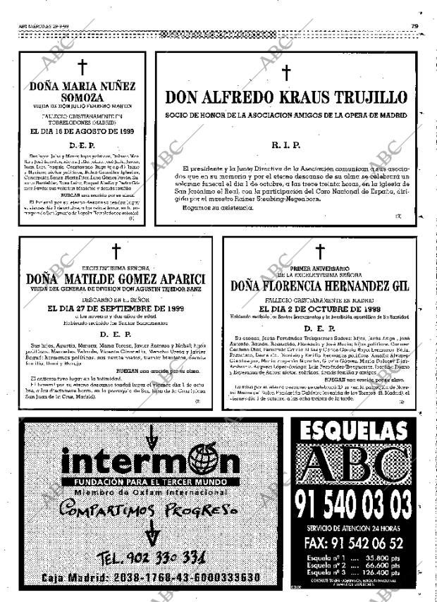 ABC MADRID 29-09-1999 página 79