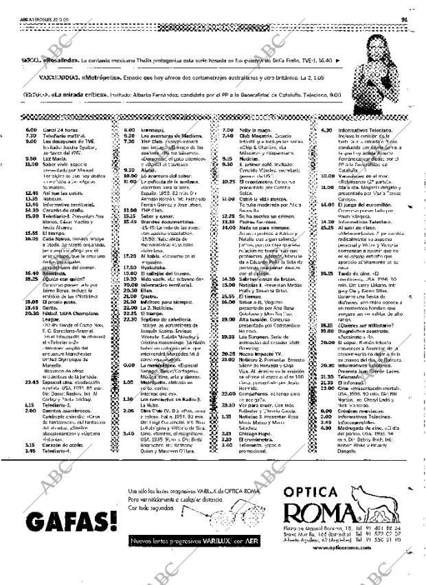 ABC MADRID 29-09-1999 página 91