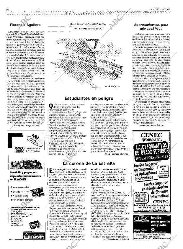 ABC SEVILLA 29-09-1999 página 14