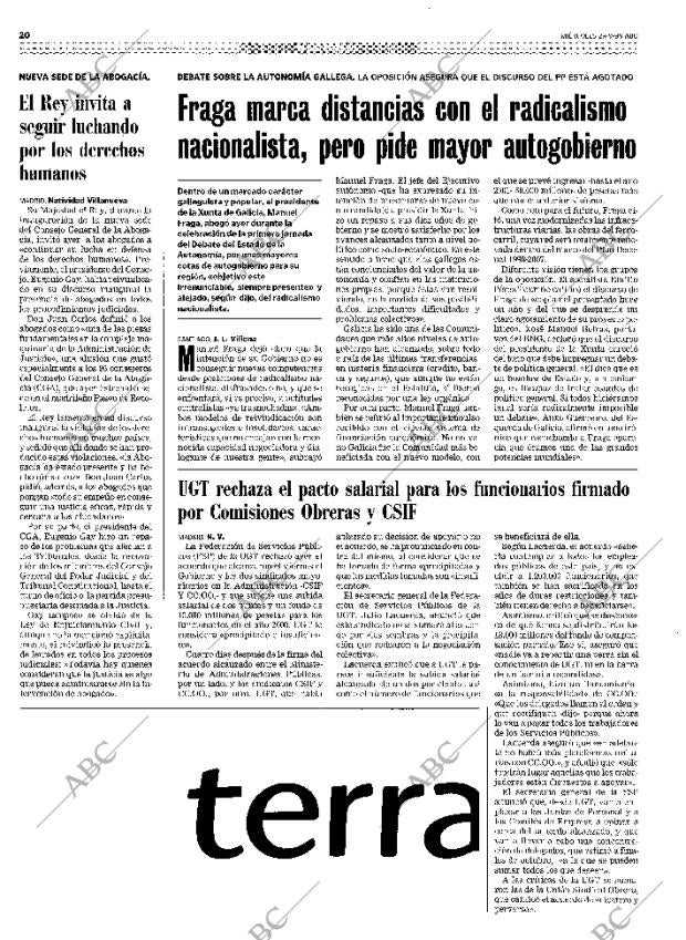 ABC SEVILLA 29-09-1999 página 20