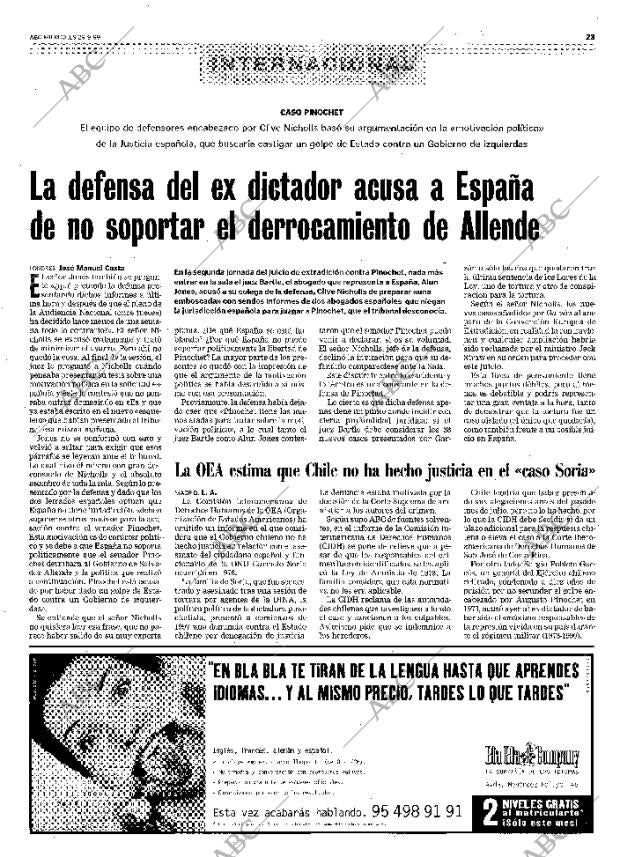 ABC SEVILLA 29-09-1999 página 23