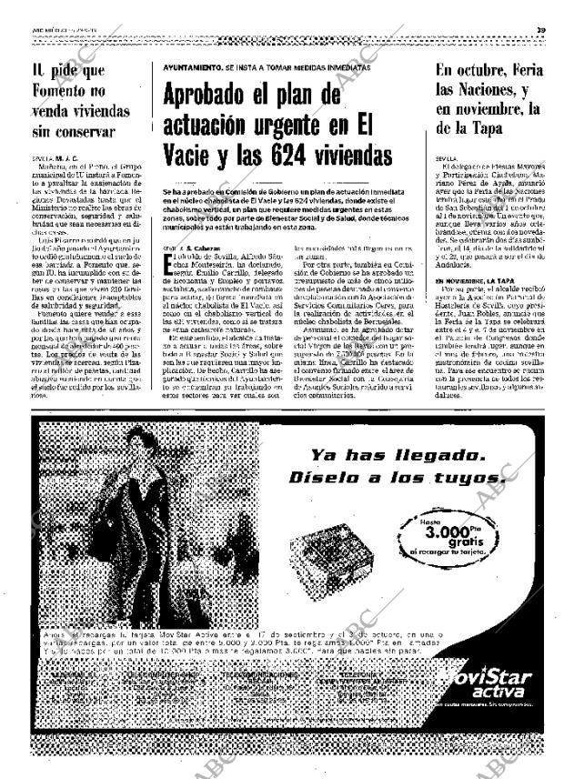 ABC SEVILLA 29-09-1999 página 39