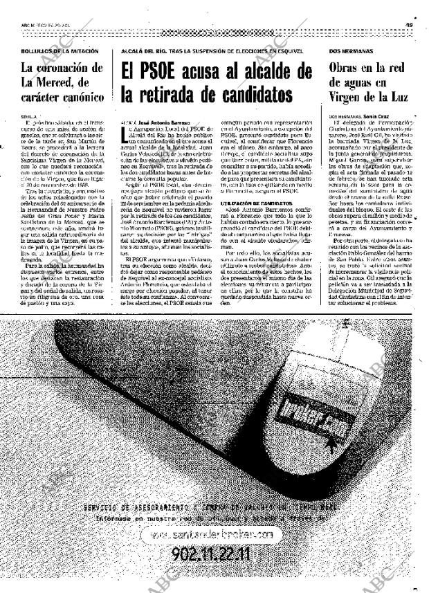 ABC SEVILLA 29-09-1999 página 49