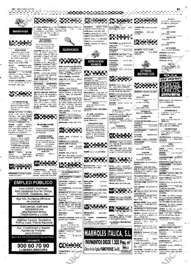 ABC SEVILLA 29-09-1999 página 85