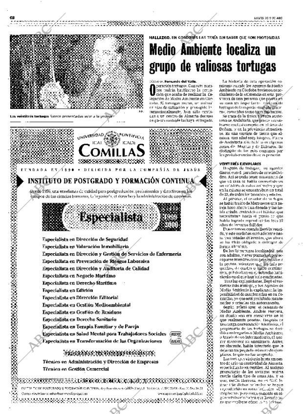 ABC SEVILLA 30-09-1999 página 68