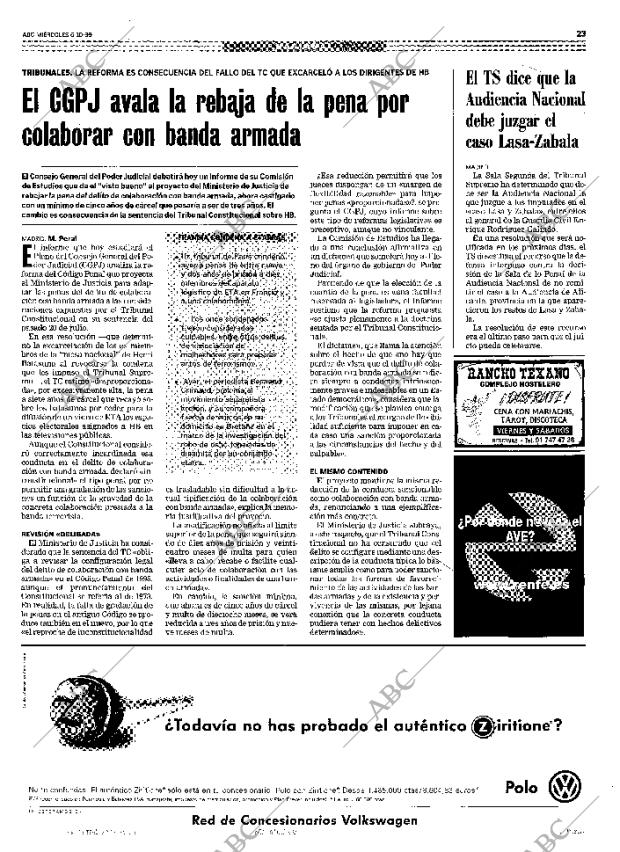 ABC MADRID 06-10-1999 página 23