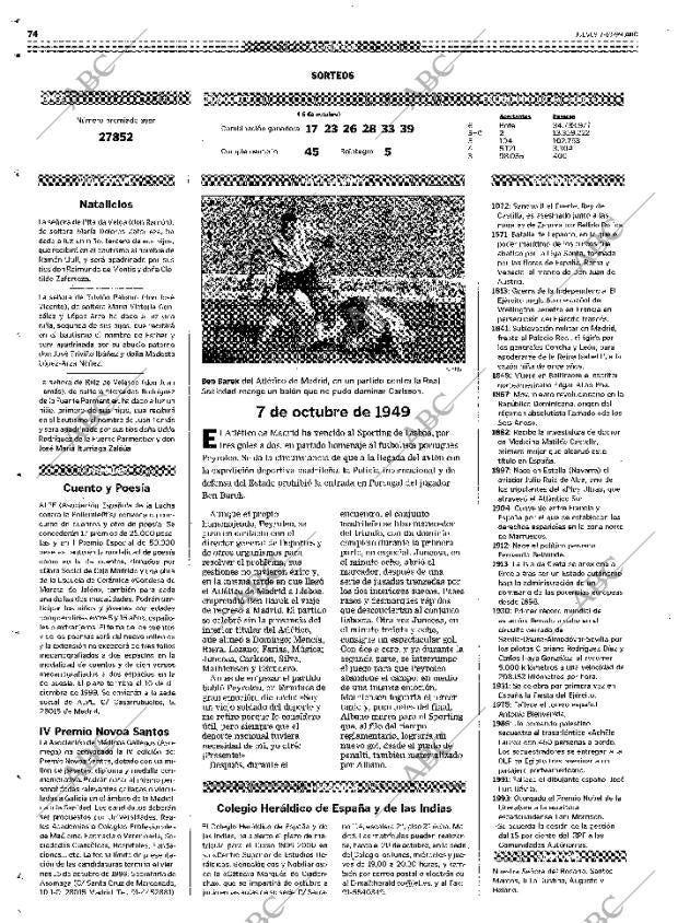 ABC MADRID 07-10-1999 página 74
