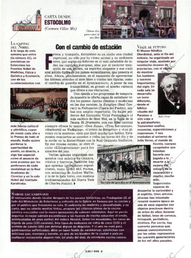 BLANCO Y NEGRO MADRID 10-10-1999 página 18