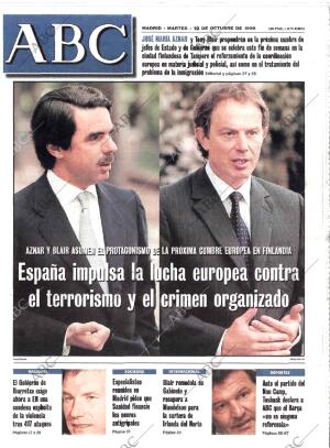 ABC MADRID 12-10-1999 página 1