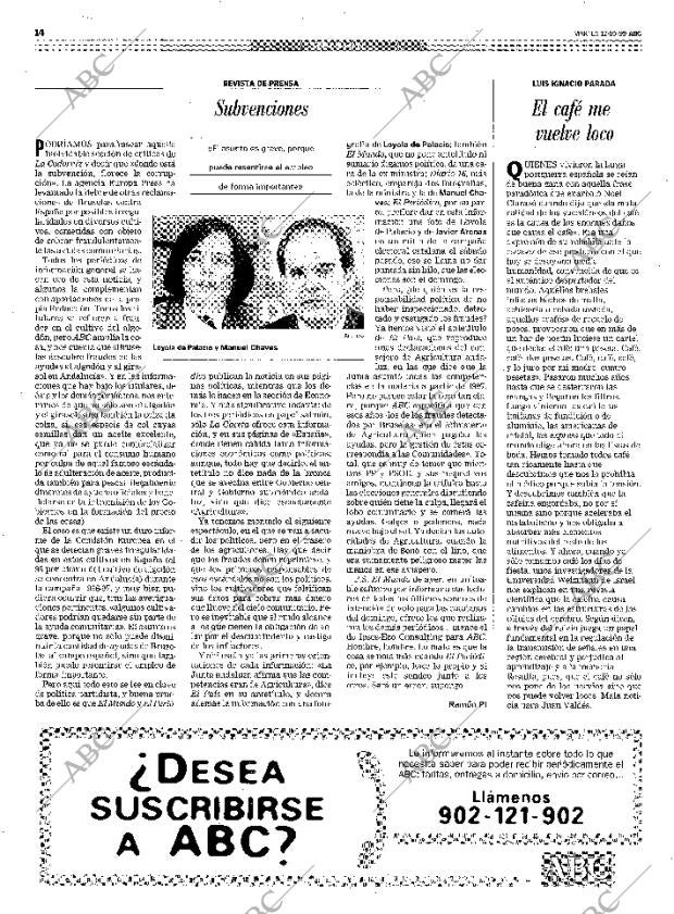 ABC MADRID 12-10-1999 página 14