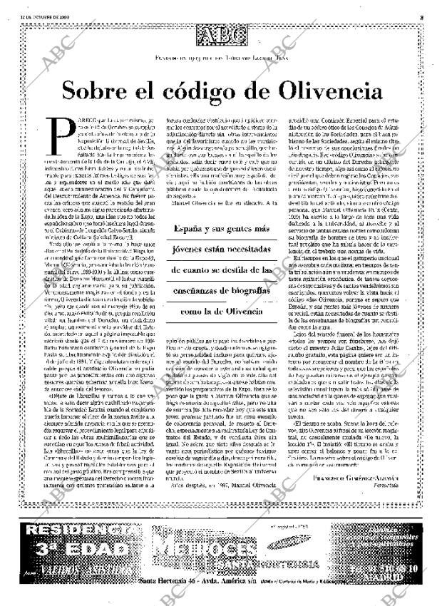 ABC MADRID 12-10-1999 página 3