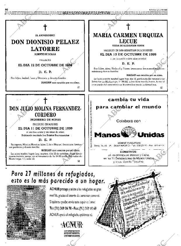 ABC MADRID 12-10-1999 página 80