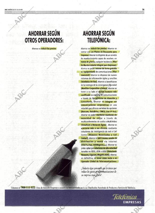 ABC MADRID 13-10-1999 página 31