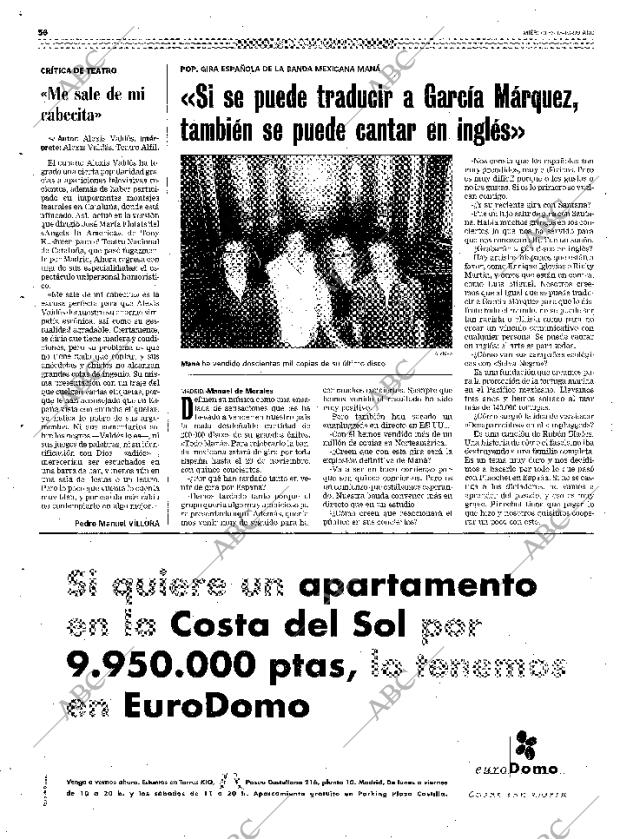 ABC MADRID 13-10-1999 página 56