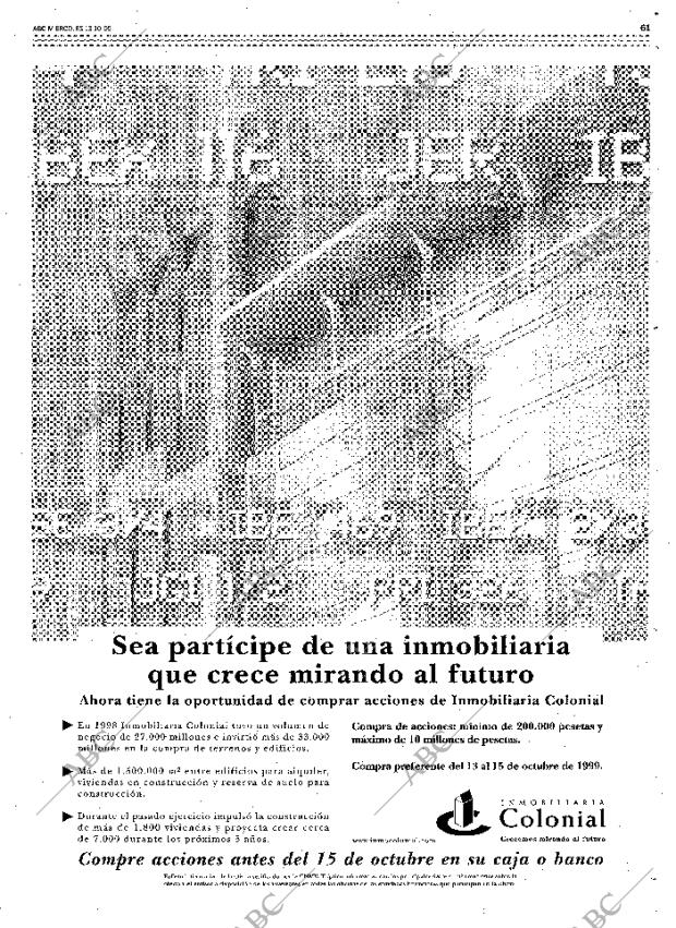 ABC MADRID 13-10-1999 página 61