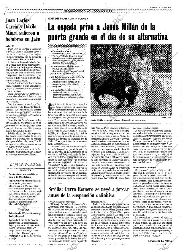 ABC MADRID 13-10-1999 página 74