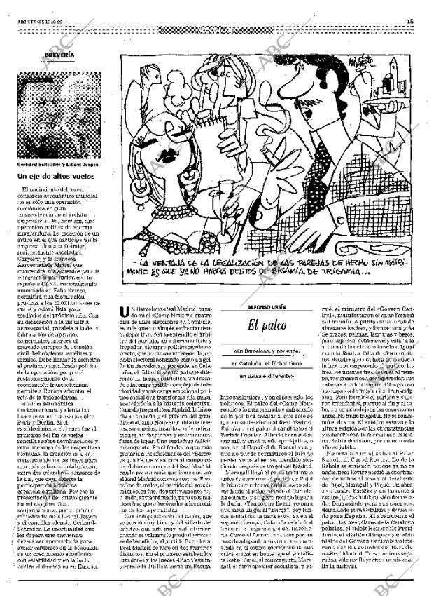 ABC MADRID 15-10-1999 página 15