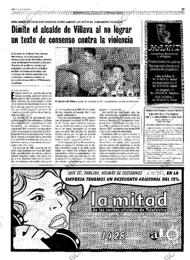 ABC MADRID 15-10-1999 página 27