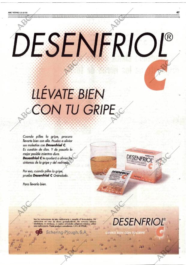 ABC MADRID 15-10-1999 página 47