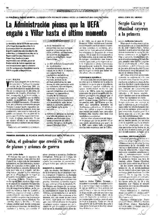 ABC MADRID 15-10-1999 página 70