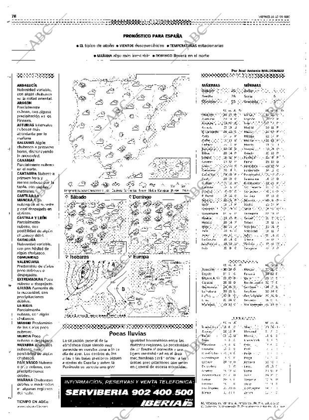 ABC MADRID 15-10-1999 página 76
