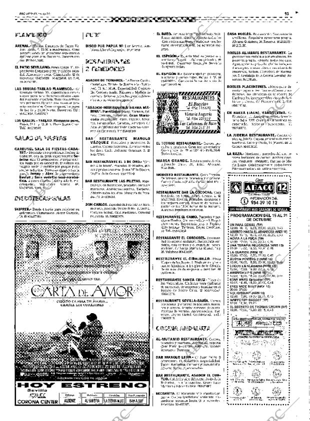 ABC SEVILLA 15-10-1999 página 93