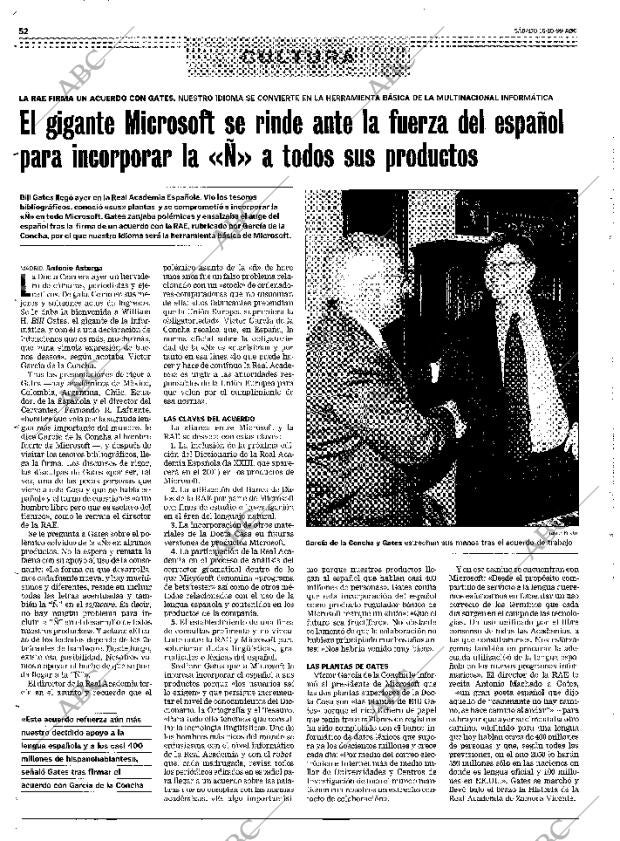 ABC MADRID 16-10-1999 página 52